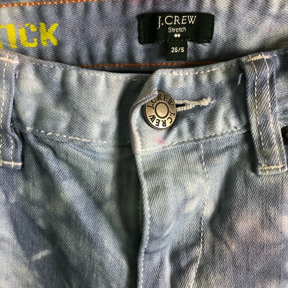 J Crew Factory Matchstick Skinny Jeans 26 Tie Dye - Picture 5 of 11